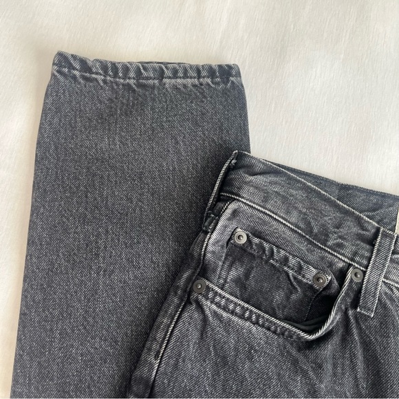 Everlane The Curvy ’90s Cheeky Straight Leg Jeans Size 26 Washed Black NWT - Picture 13 of 14